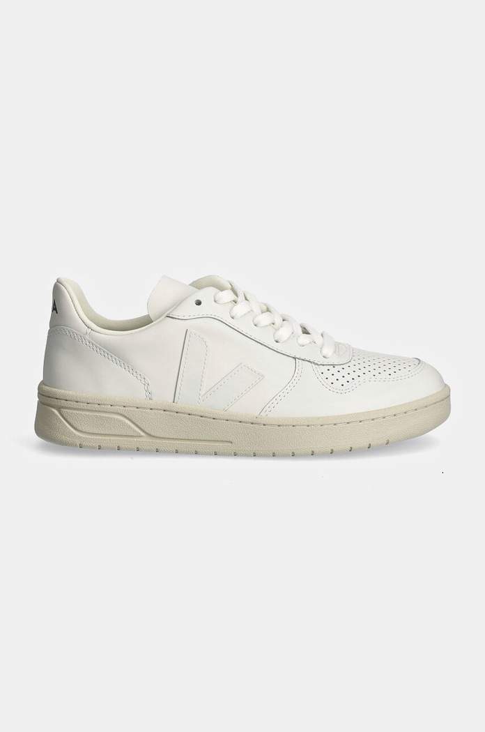 Δερμάτινα sneakers Veja V-10 Leather VX0201270A λευκό AA00