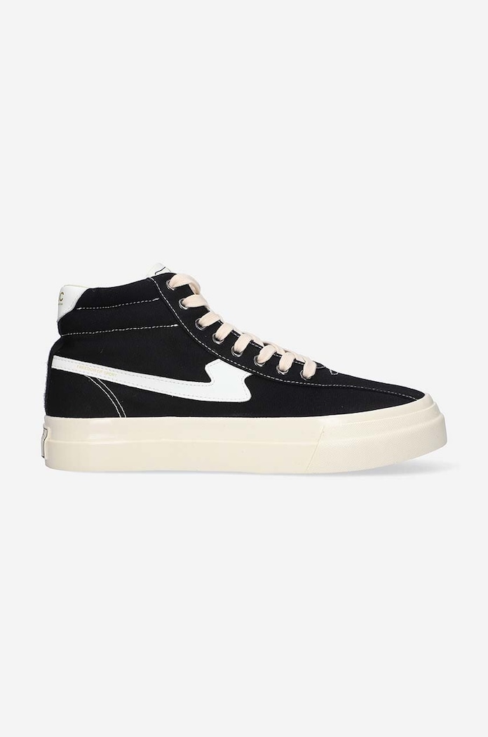 Tenisky S.W.C Varden S-Strike Canvas YA08012 BLKWHT plochá čierna YA08012