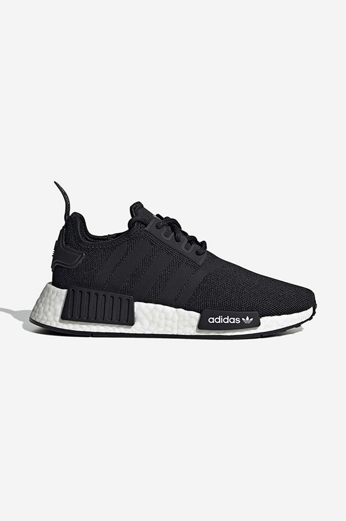 adidas NMD R1 Refined Core Black Cloud White (GS) textile black H02333