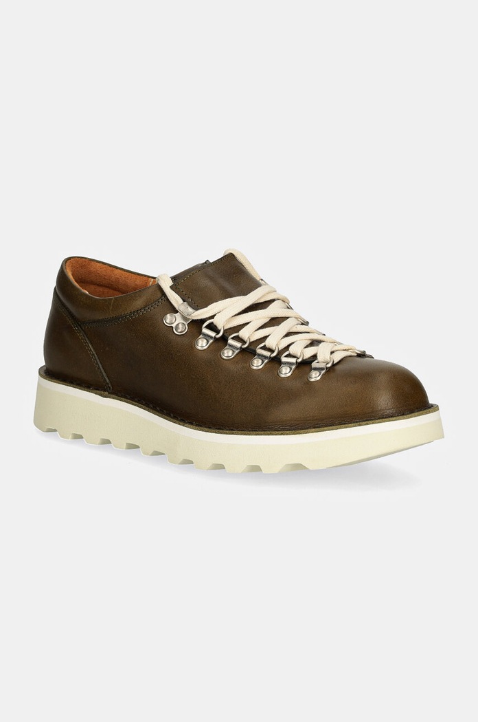Fracap pantofi de piele MAGNIFICO M121 casual verde MAGNIFICO.M121