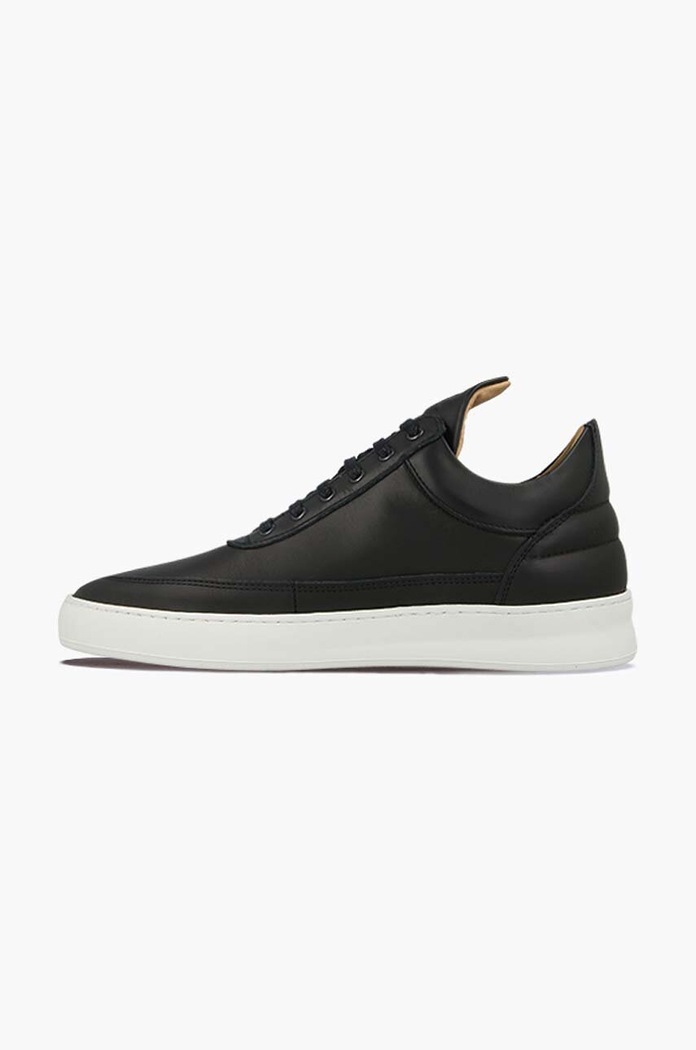 Shoes Filling Pieces leather sneakers Low Top Plain 29726991861 black