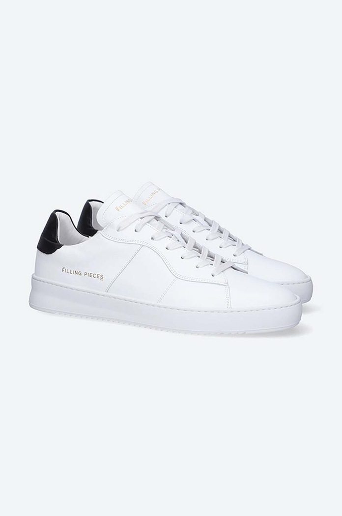 Filling Pieces leather sneakers Court Bianco 89127791861 white