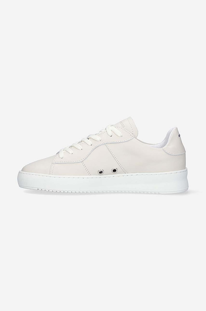 Shoes Filling Pieces leather sneakers Court Rado 89128841890 beige