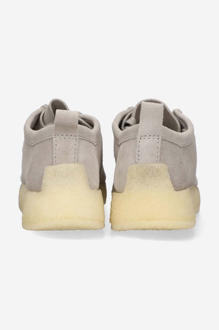 Половинки обувки от велур Clarks x Ronnie Fieg Rossendale Clarks Originals сив 26170225