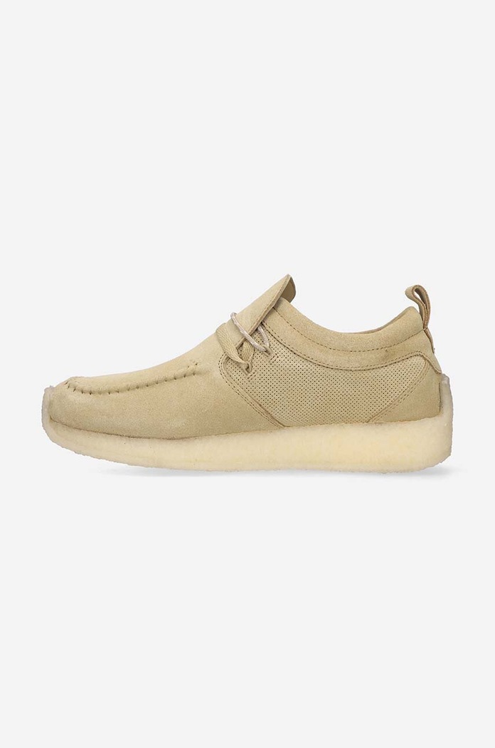 Половинки обувки от велур Clarks x Ronnie Fieg Maycliffe Clarks Originals 26170245 бежов