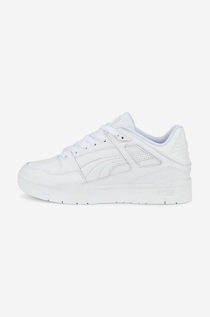 Puma sneakersy skórzane Slipstream Leather Sneake 387544.02 biały SS24