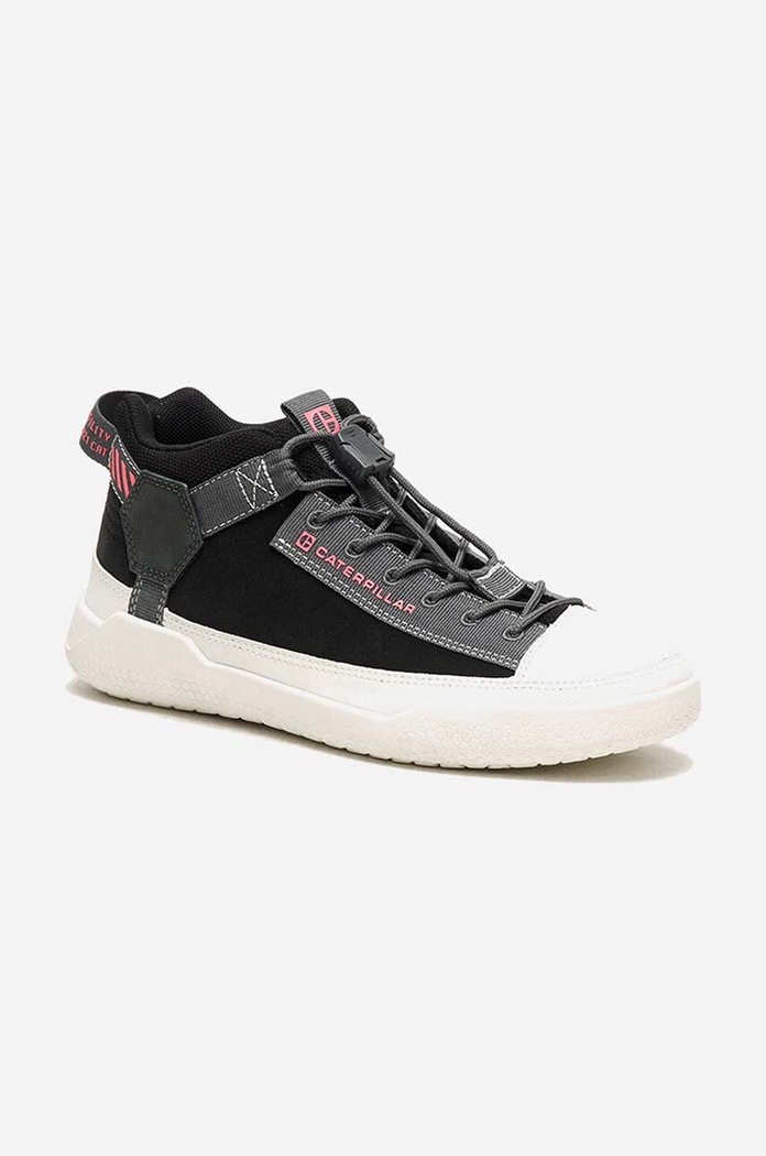 Σουέτ sneakers CAT Footwear Hex Utility P111176 μαύρο P111176