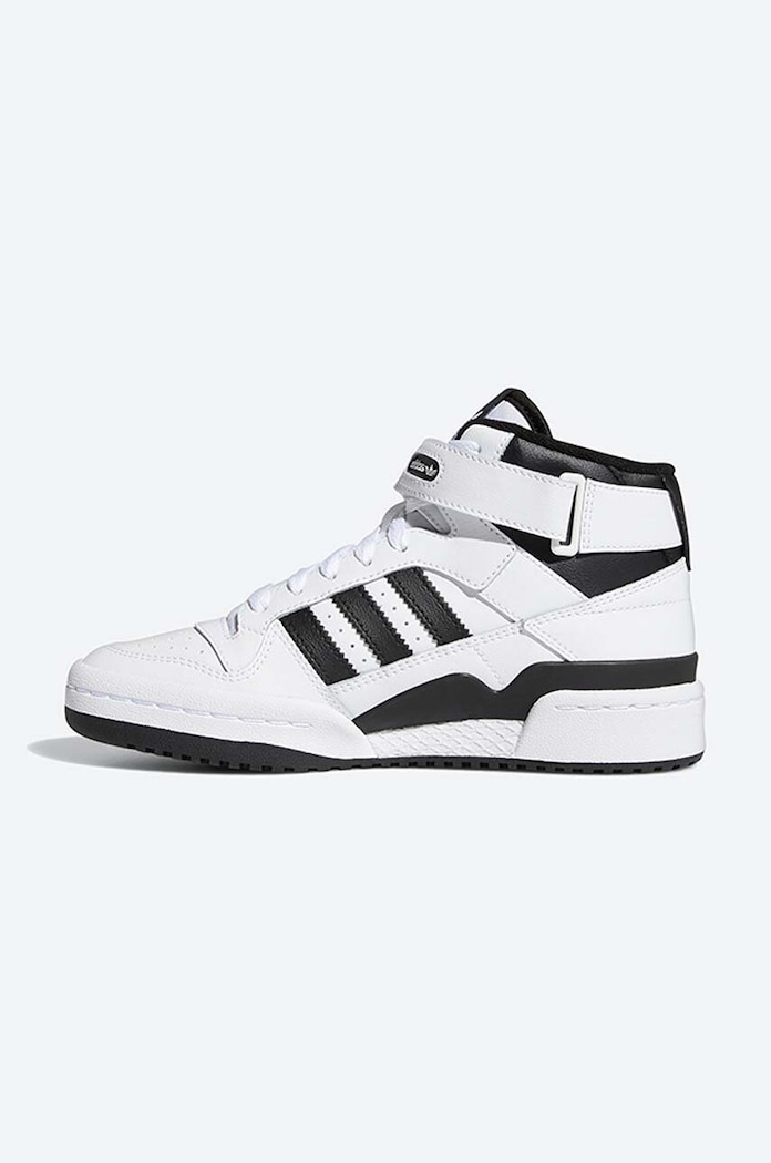 Încălțăminte adidas Originals sneakers din piele Forum Mid J FZ2083 alb