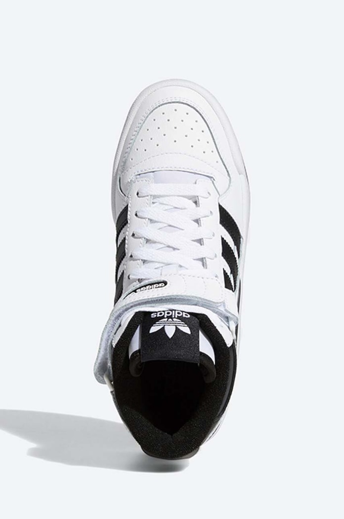 adidas Originals sneakers din piele Forum Mid J alb FZ2083