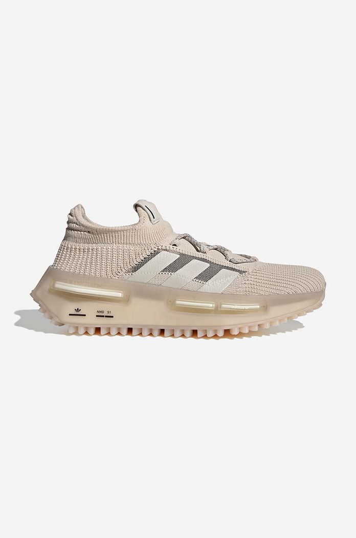 adidas Originals buty NMD_S1 tekstylny beżowy HQ4439
