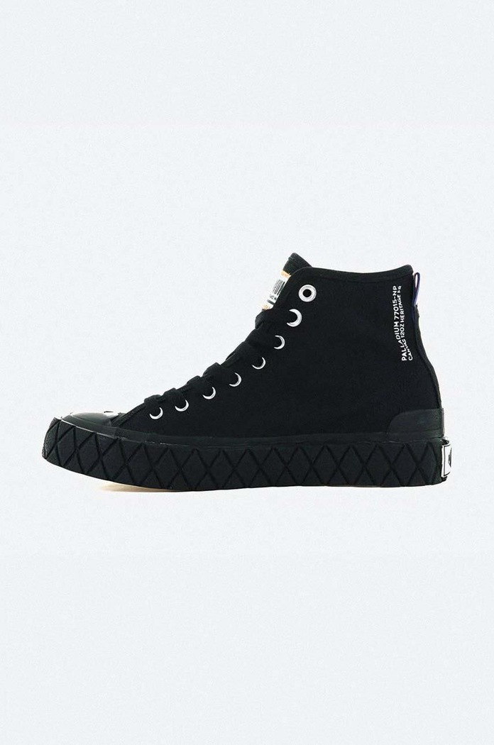 Πάνινα παπούτσια Palladium Palla Ace Canvas Mid 77015.008.M. μαύρο AA00