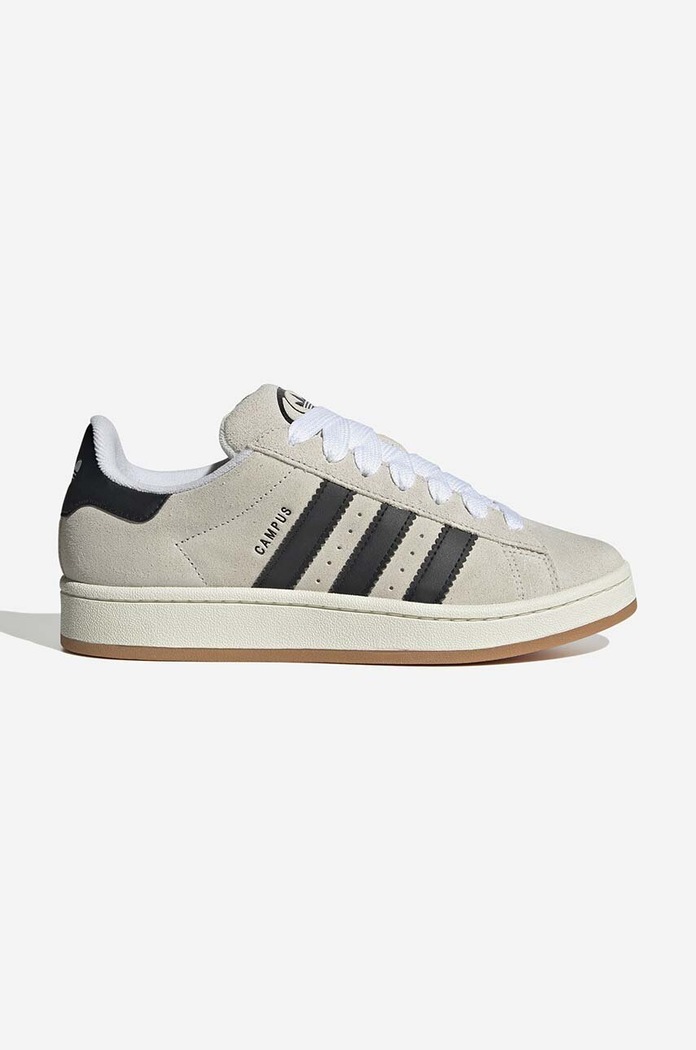 Велурени маратонки adidas Originals Campus 00s Campus0s гладка кожа сив GY0042