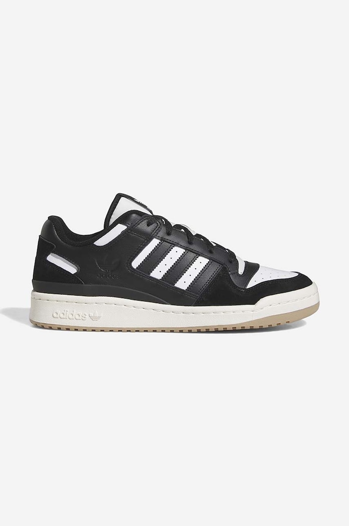 adidas Originals sneakers Forum Low piele întoarsă negru ID6857