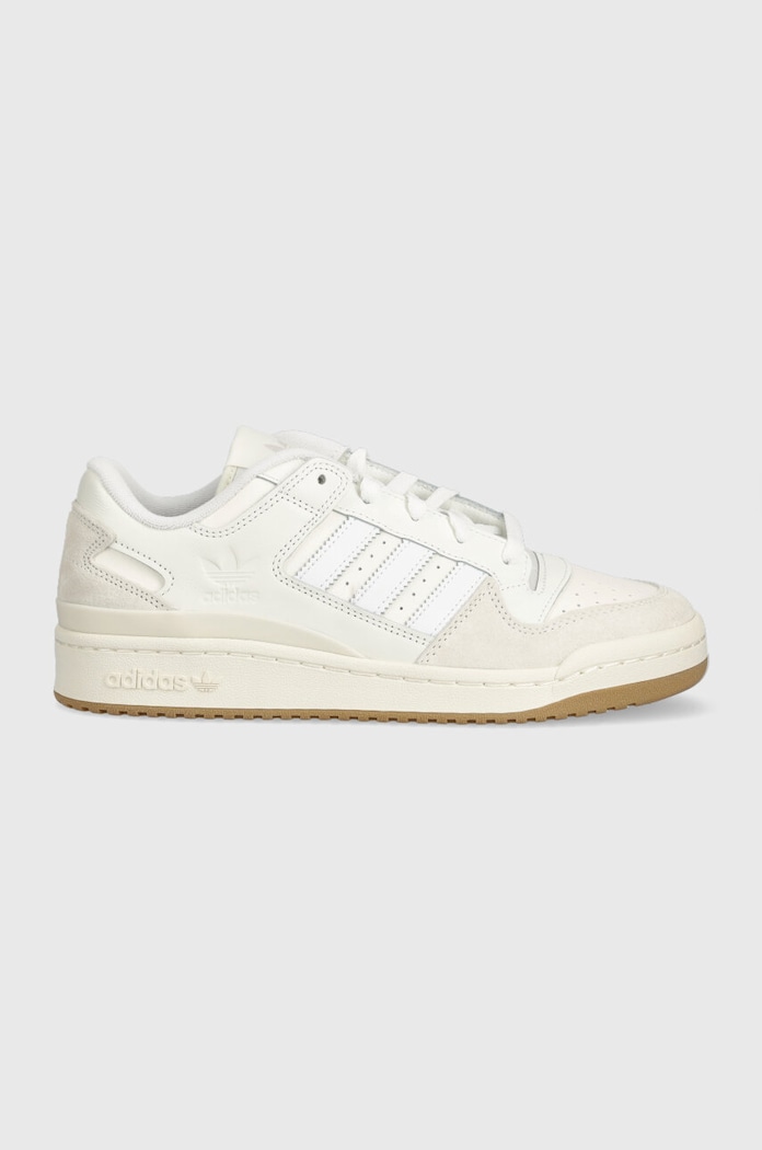 Δερμάτινα sneakers adidas Originals Forum Low δέρμα σαμουά λευκό ID6858