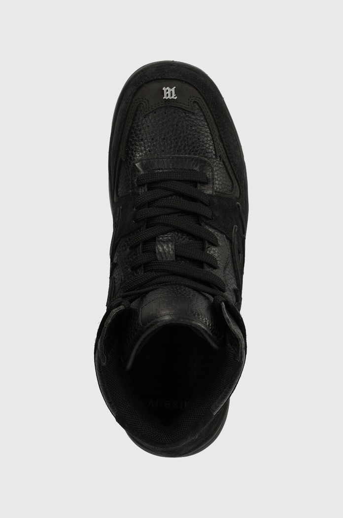 Δερμάτινα sneakers MISBHV Court μαύρο 3022BW409