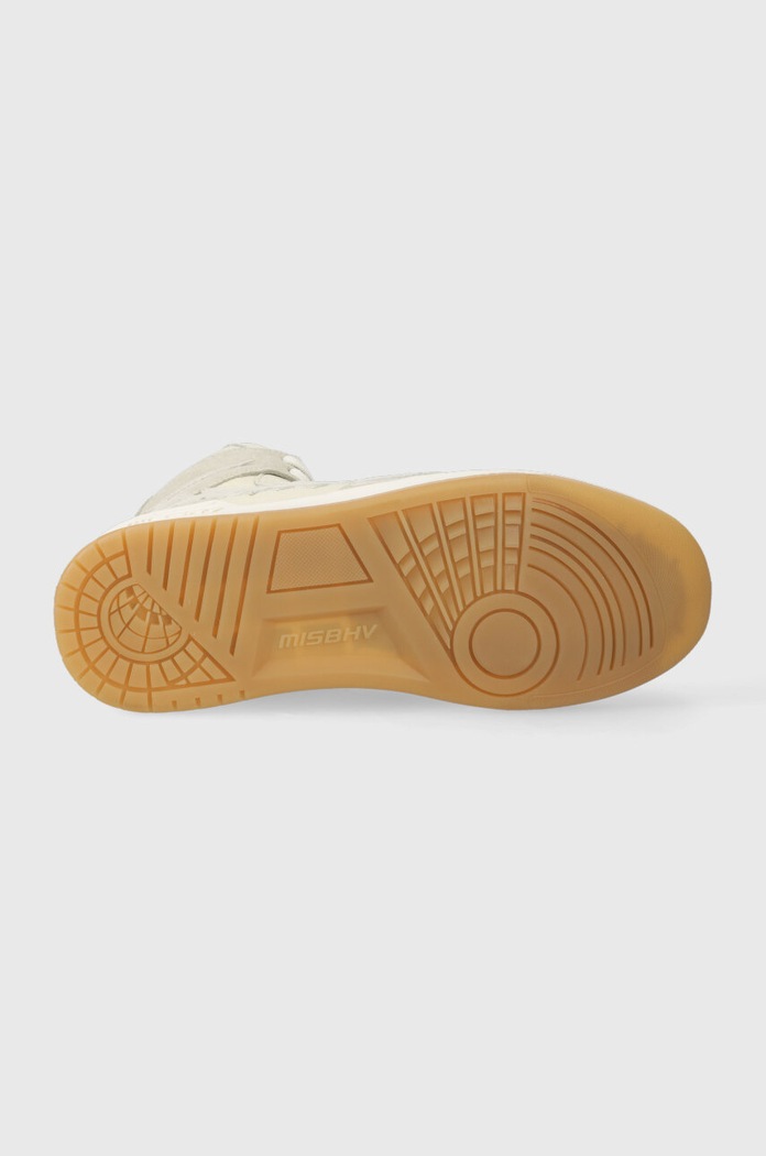 Δερμάτινα sneakers MISBHV Court 3022BW410 γκρί