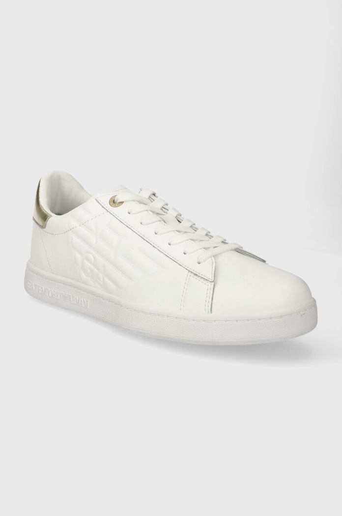 EA7 Emporio Armani sneakersy skórzane X8X001.XCC51.R579. biały AA00