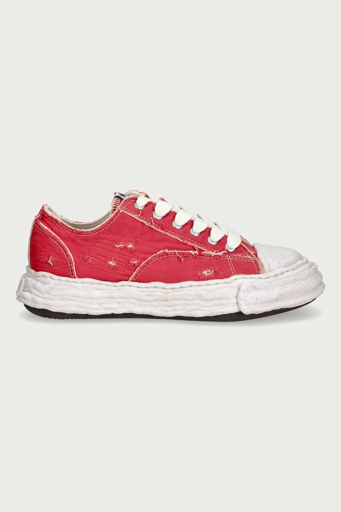 Maison MIHARA YASUHIRO Peterson 23 πάνινα sneakers χαμηλά A16FW723 κόκκινο AA00