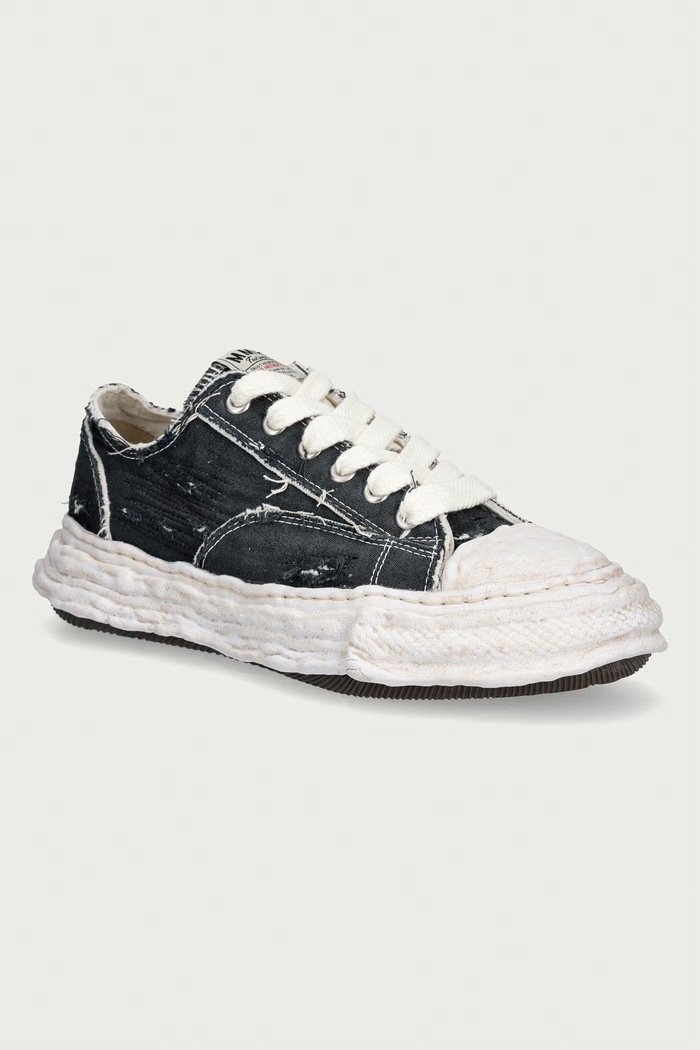Maison MIHARA YASUHIRO Peterson 23 tenisky nízke čierna A16FW723