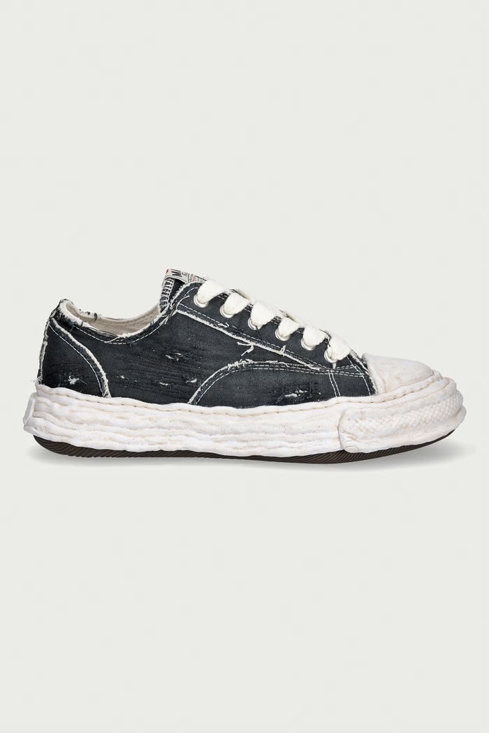 Maison MIHARA YASUHIRO Peterson 23 tenisky nízke A16FW723 čierna AA00