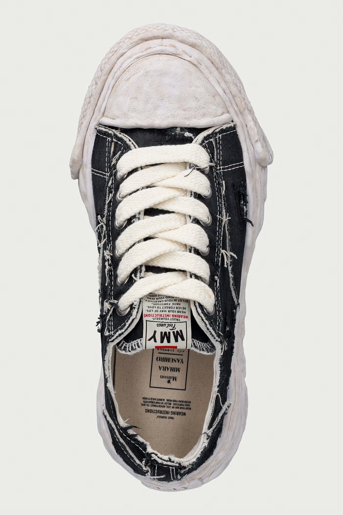 Maison MIHARA YASUHIRO Peterson 23 tenisky nízke čierna A16FW723