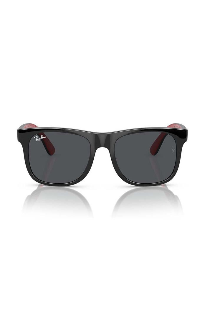 Ray-Ban okulary przeciwsłoneczne dziecięce JUNIOR JUSTIN 0RJ9069S.B czarny AA00