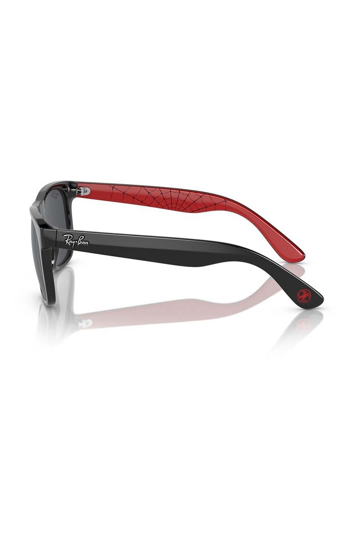 Chłopiec Ray-Ban okulary przeciwsłoneczne dziecięce JUNIOR JUSTIN 0RJ9069S.B czarny