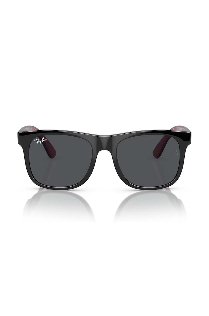 Ray-Ban okulary przeciwsłoneczne dziecięce JUNIOR JUSTIN 0RJ9069S.B czarny AA00