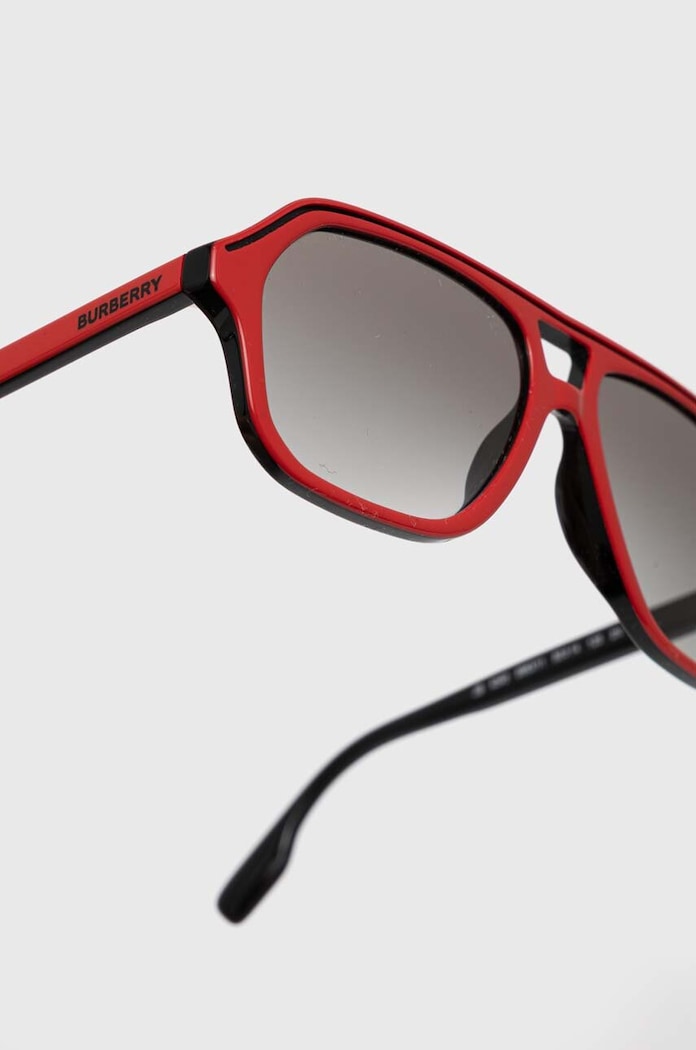 Chłopiec Burberry okulary przeciwsłoneczne pilotki dziecięce 0JB4340 czerwony