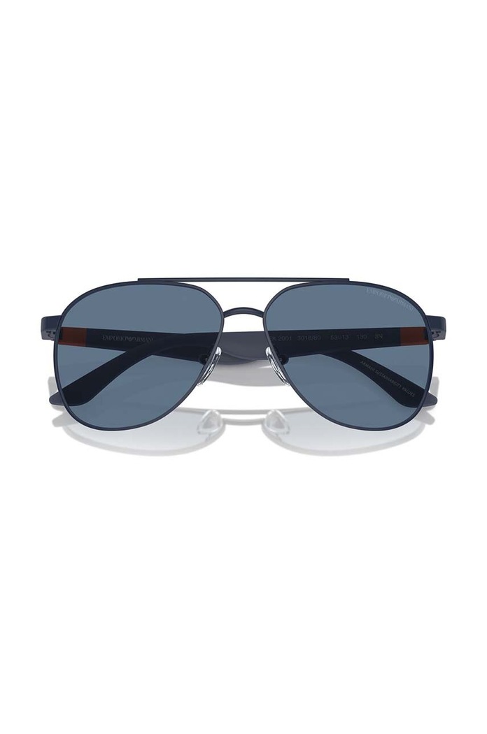 Emporio Armani okulary przeciwsłoneczne dziecięce 0EK2001 granatowy