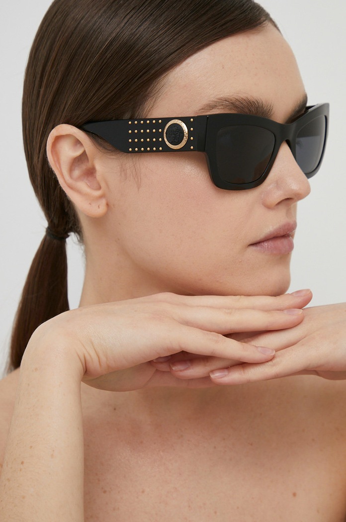 Versace - Okuliare 0VE4358.529587.52 čierna 0VE4358.529587.52