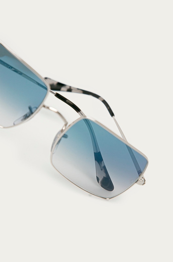 Ray-Ban - Okulary RECTANGLE 0RB1969 srebrny 0RB1969