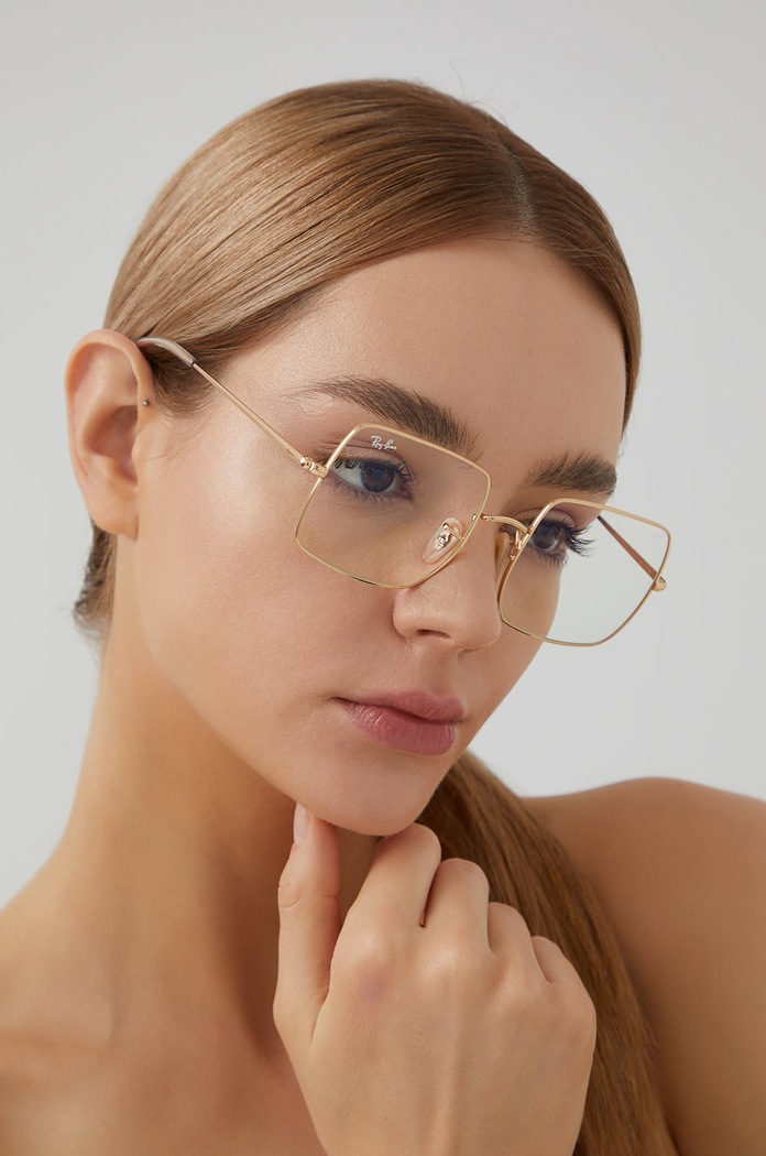Ray-Ban - Okulary SQUARE 1971 0RB1971 złoty 0RB1971