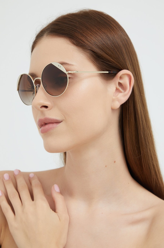 Armani Exchange Ochelari de soare aur 0AX2039S