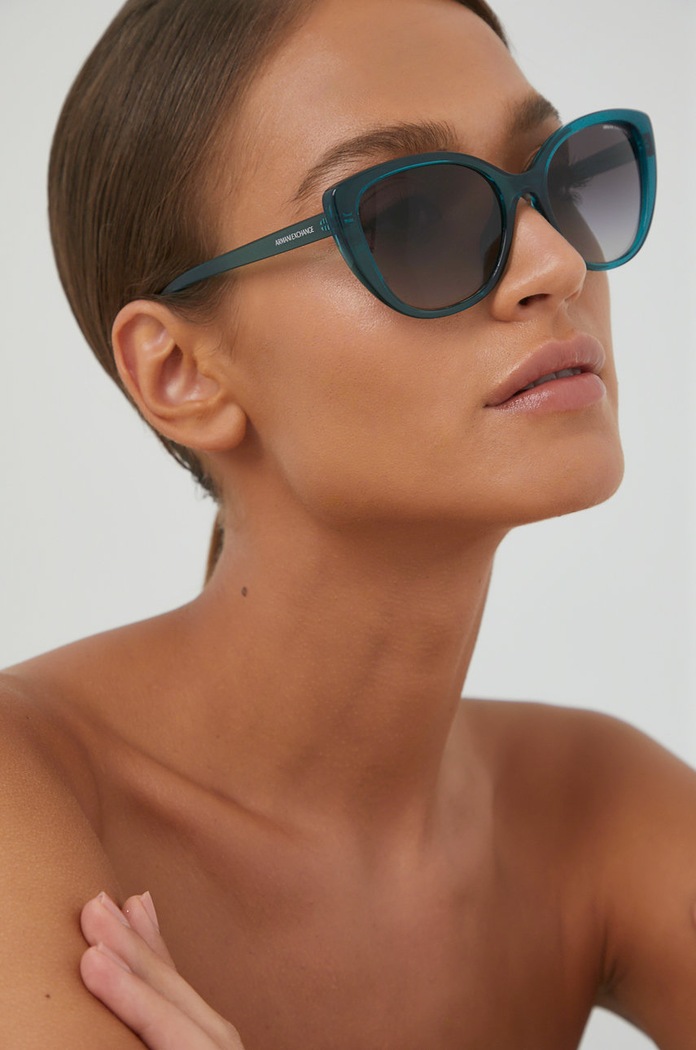 Sluneční brýle Armani Exchange 0AX4111S modrá 0AX4111S