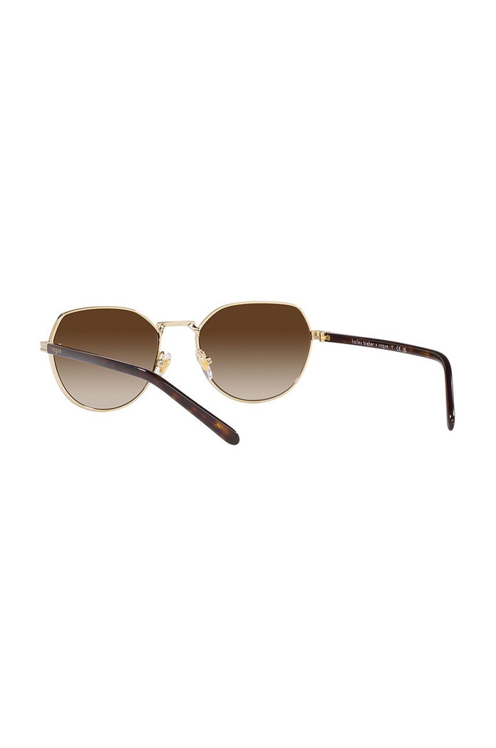 Okulary przeciwsłoneczne x Hailey Bieber Vogue 0VO4242S brązowy