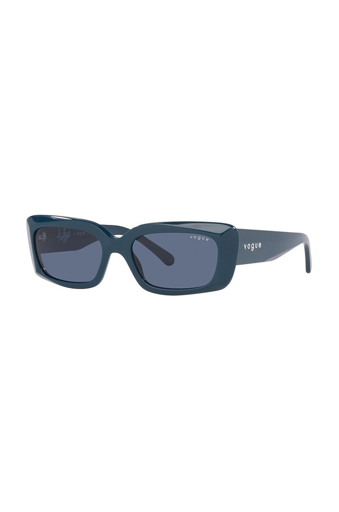 Akcesoria VOGUE okulary przeciwsłoneczne x Hailey Bieber 0VO5440S granatowy