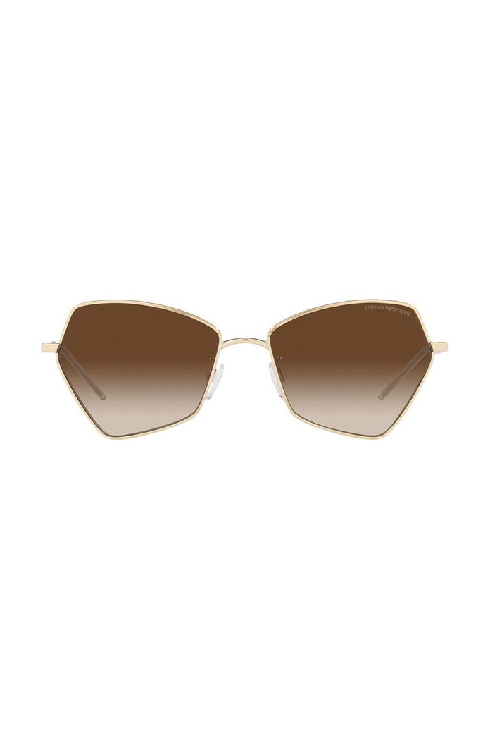 Emporio Armani okulary przeciwsłoneczne 0EA2127 geometryczne brązowy 0EA2127