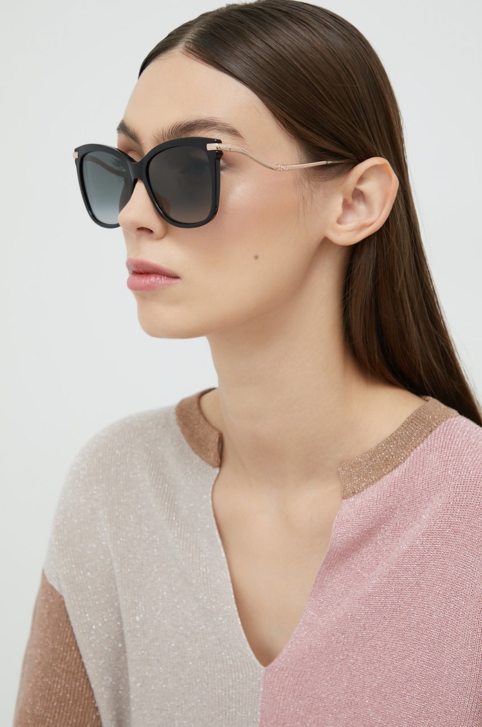 Jimmy Choo okulary przeciwsłoneczne gradientowa czarny STEFF/S