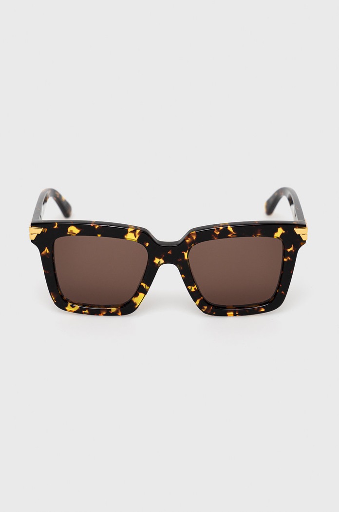 Akcesoria Bottega Veneta okulary przeciwsłoneczne BV1005S brązowy