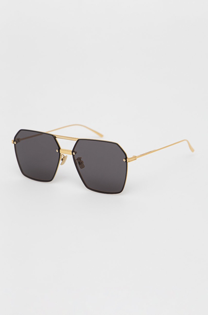Bottega Veneta okulary przeciwsłoneczne BV1045S złoty AA00