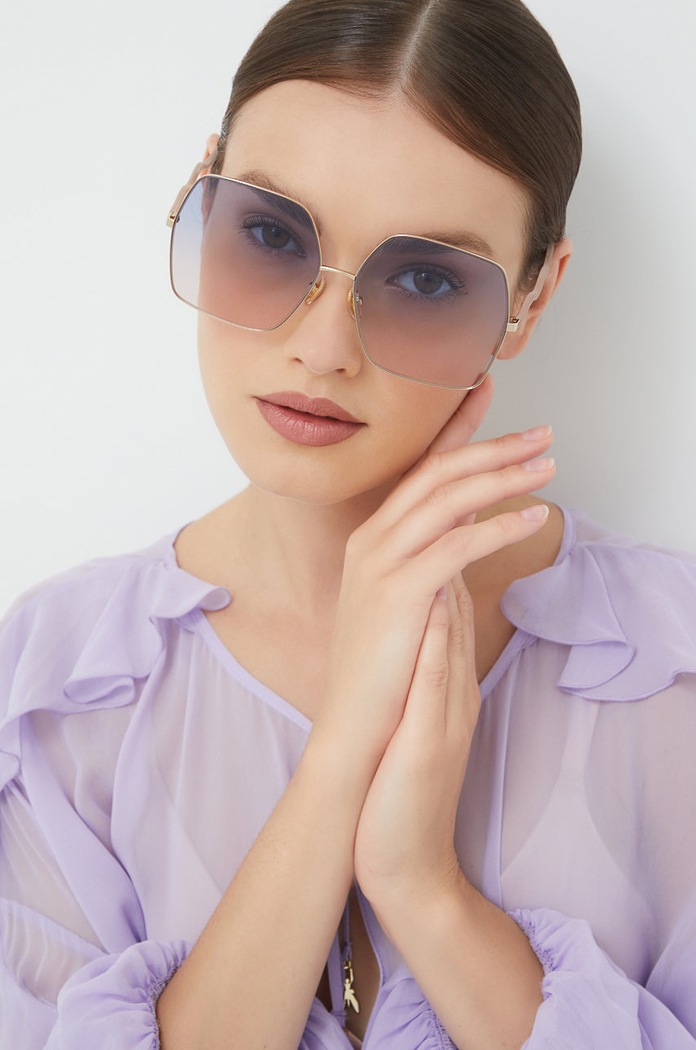 Chloé okulary przeciwsłoneczne gradientowa fioletowy CH0054S