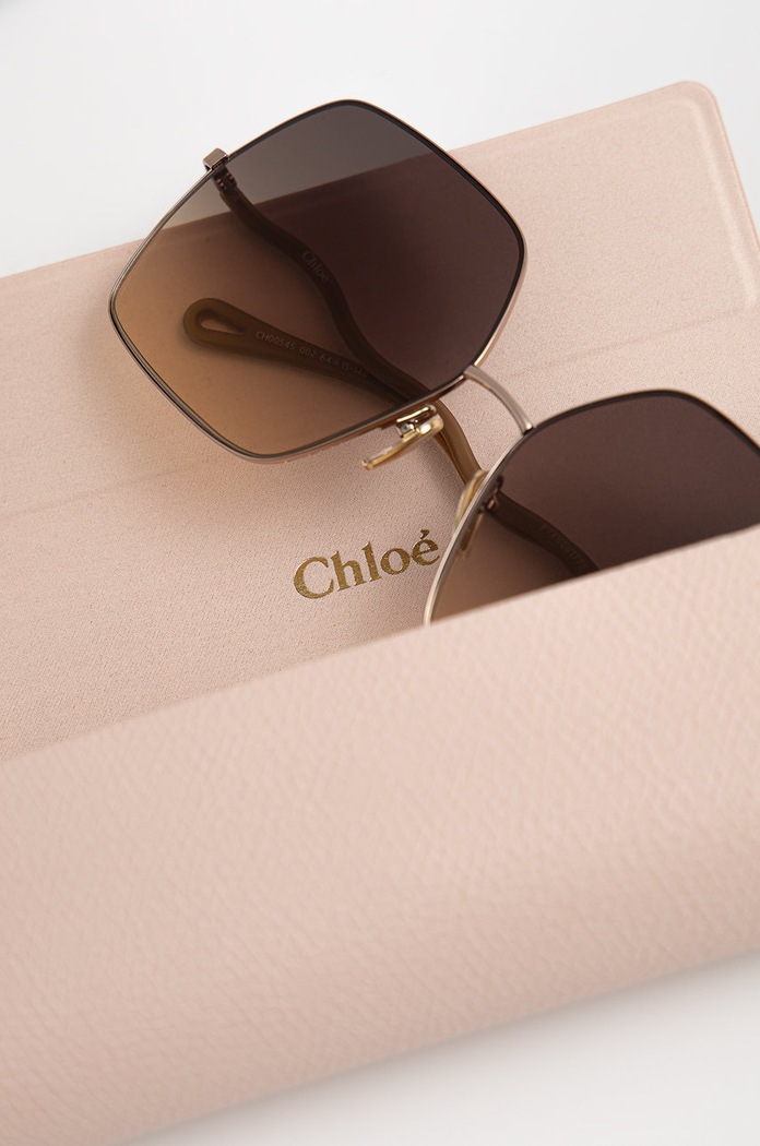 Chloé okulary przeciwsłoneczne Chloe CH0054S brązowy