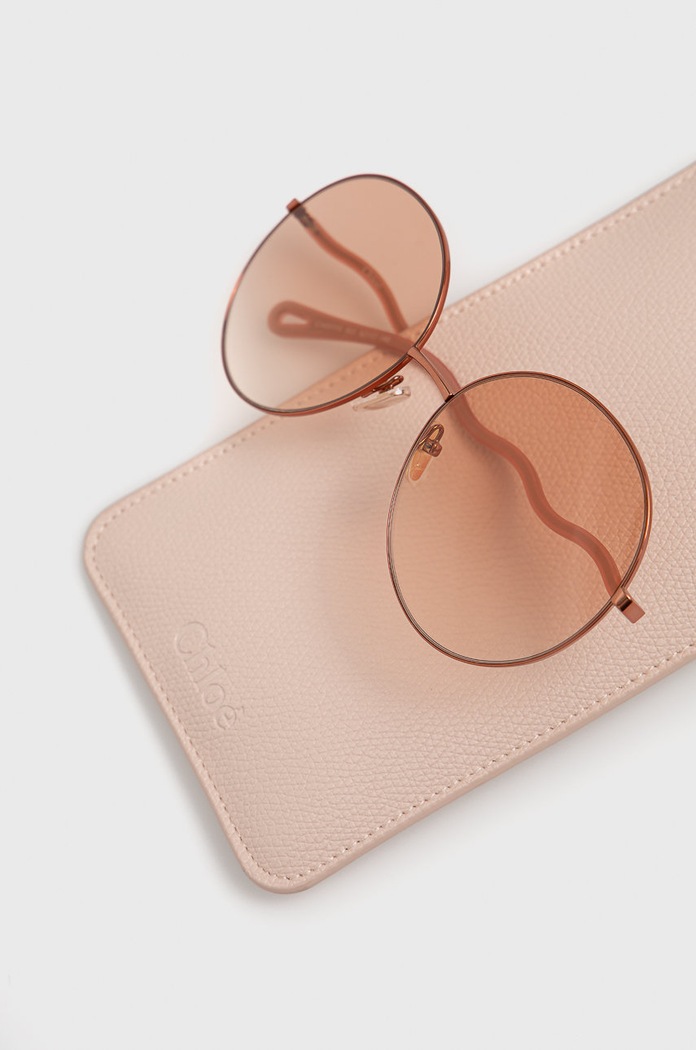 Chloé okulary przeciwsłoneczne Chloe CH0055S różowy