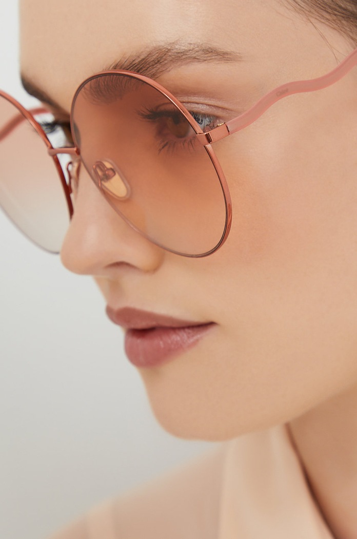 Chloé okulary przeciwsłoneczne Chloe różowy CH0055S