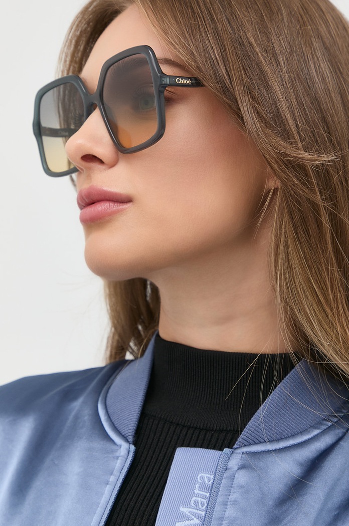 Chloé okulary przeciwsłoneczne CH0086S zielony