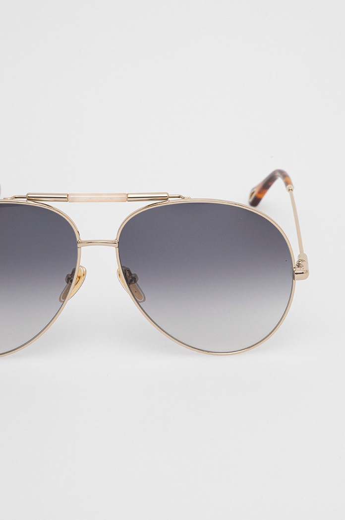 Akcesoria Chloé okulary przeciwsłoneczne CH0113S złoty