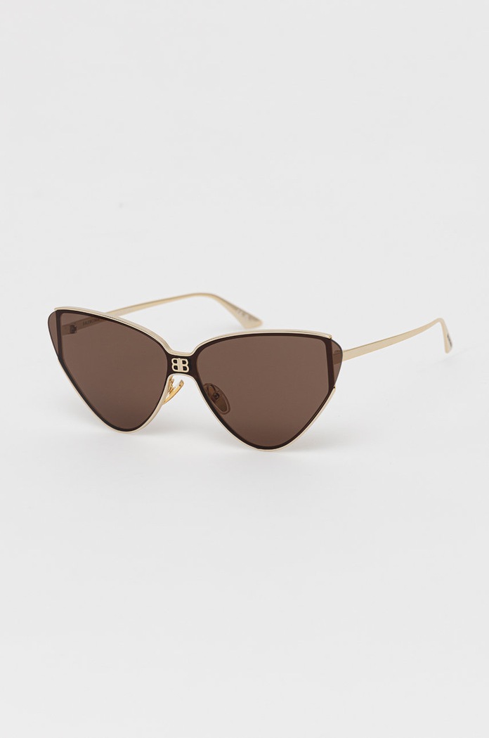 Balenciaga Okulary przeciwsłoneczne BB0191S złoty AA00