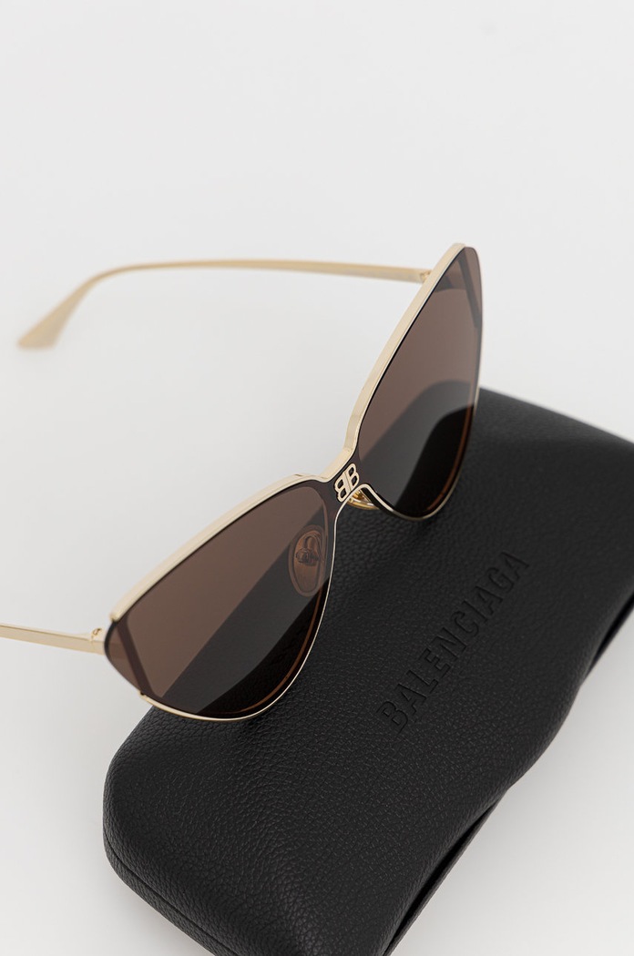 Okulary przeciwsłoneczne Balenciaga złoty BB0191S