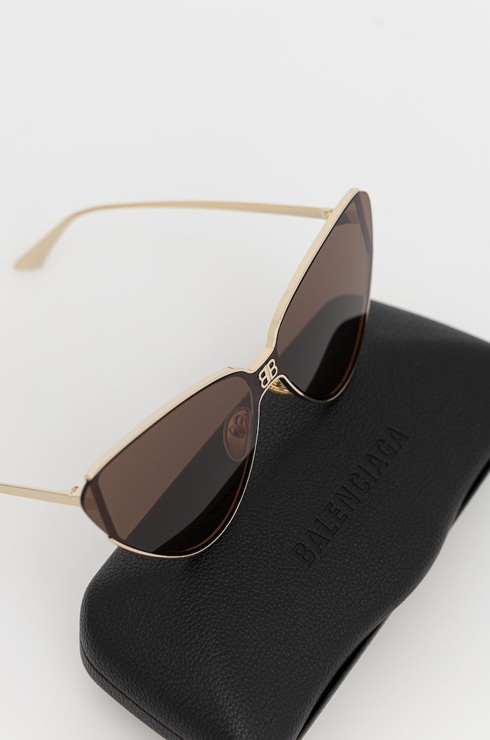 Okulary przeciwsłoneczne Balenciaga złoty BB0191S